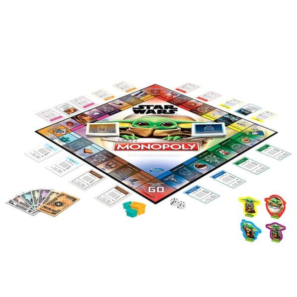 Juego Monopoly Mandalorian The Child Star Wars - Imagen 4