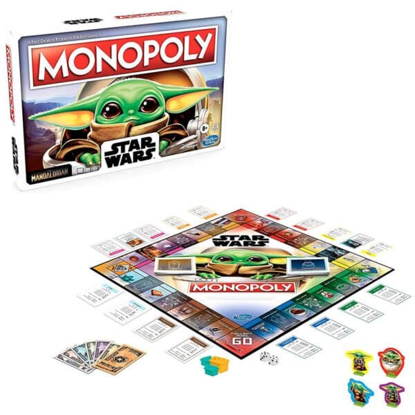 Juego Monopoly Mandalorian The Child Star Wars - Imagen 3
